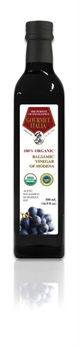 Organic Balsamic  Vinegar   - Gourmet Italia - Organic Balsamic Vinegar
