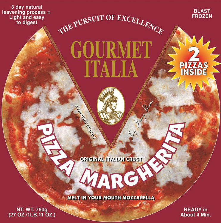 Frozen Pizza - Gourmet Italia - Pizza Margherita 