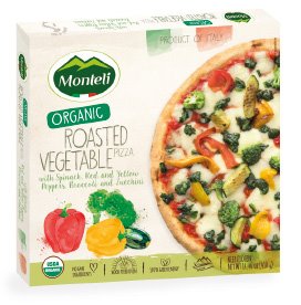 Frozen Pizza - MONTELI / RONCADIN  - ORGANIC ROASTED VEGETABLE PIZZA 