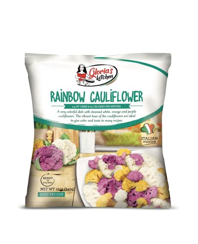 Frozen Veggies  - Glorias's Kitchen - Rainbow Cauliflower