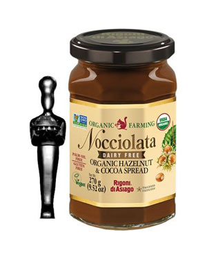 Nocciolata Dairy-Free Organic Hazelnut and Cocoa Spread