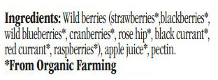 Organic Fruit Spread  - Rigoni di Asiago - Fiordifrutta Organic Fruit Spread Wildberries