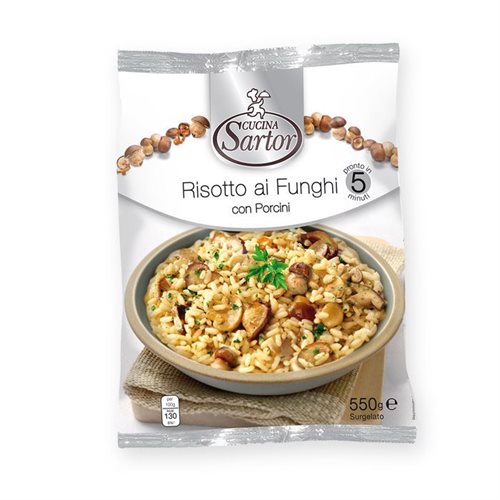 Risotto - Cucina Sartor - Frozen Risotto with Porcini 