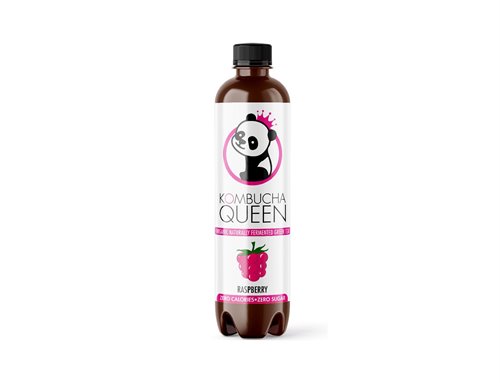 ORGANIC KOMBUCHA QUEEN RASPBERRY ZERO CALORIES AND ZERO SUGAR 